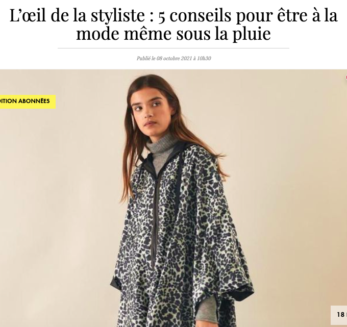 5 conseils pour être à la mode même sous la pluie