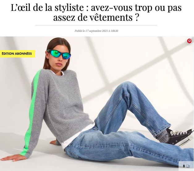 avez-vous trop ou pas assez de vêtements ?