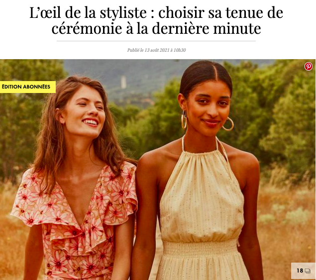 choisir sa tenue de cérémonie à la dernière minute