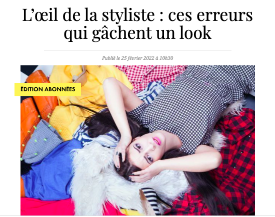 les bourdes vestimentaires