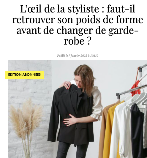 faut-il retrouver son poids de forme avant de changer de garde-robe