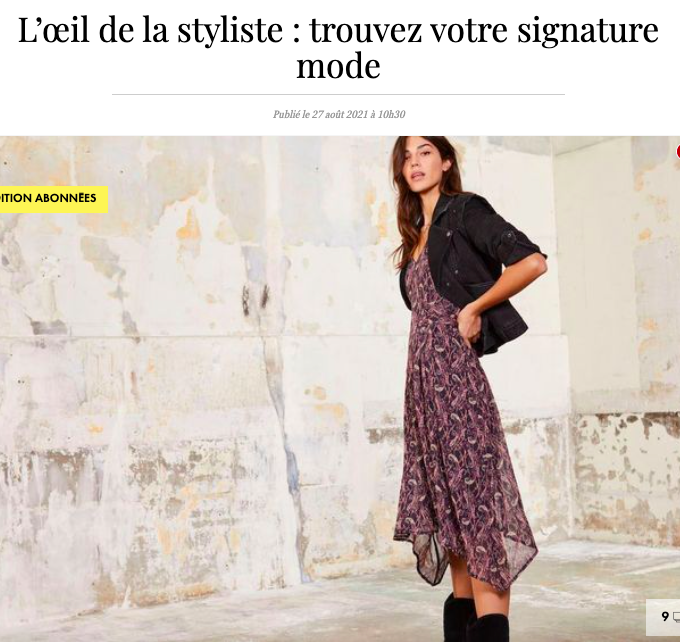 Trouvez votre signature mode