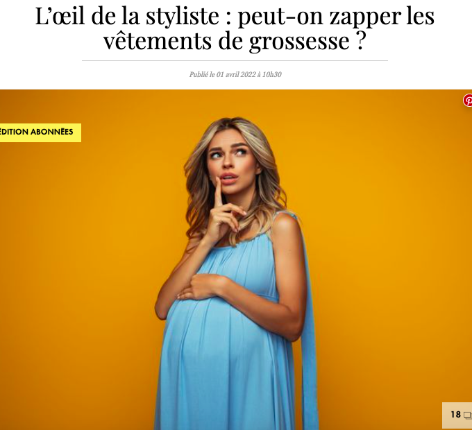 zapper les vêtements de grossesse