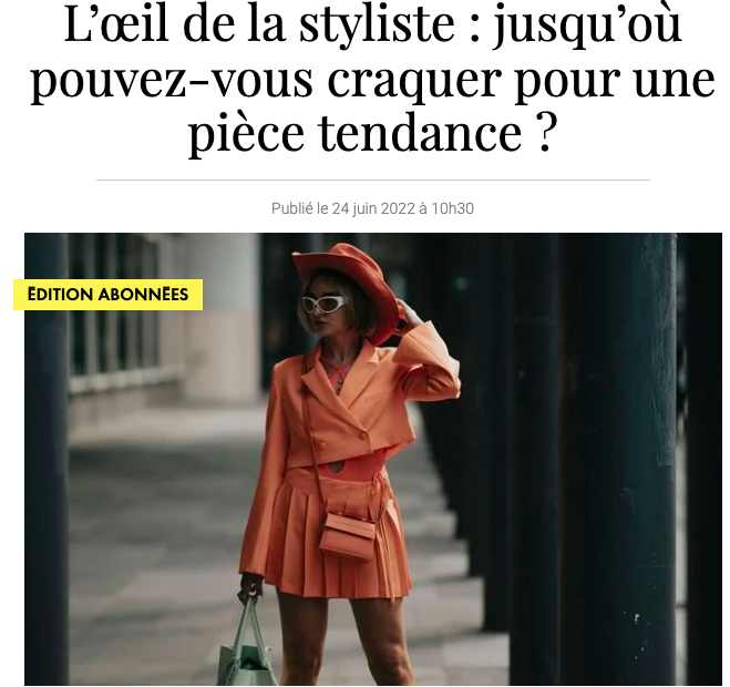 acheter ou pas une pièce tendance