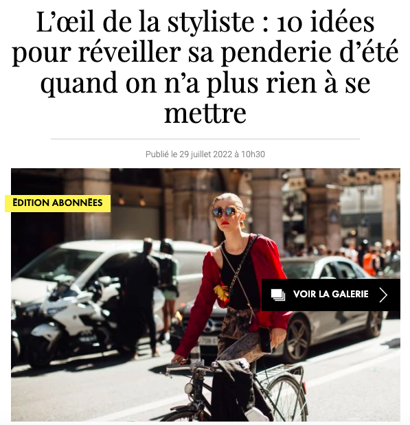 Réveiller sa penderie d'été