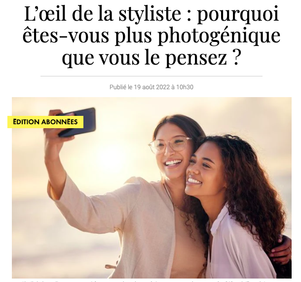 comment être photogénique