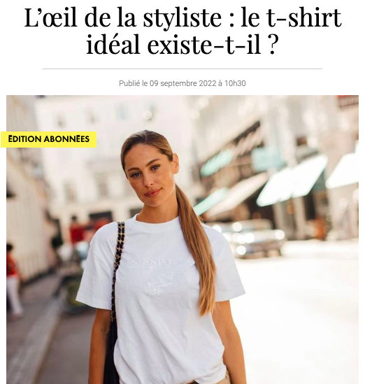 le t-shirt idéal