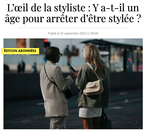 quand arreter la mode