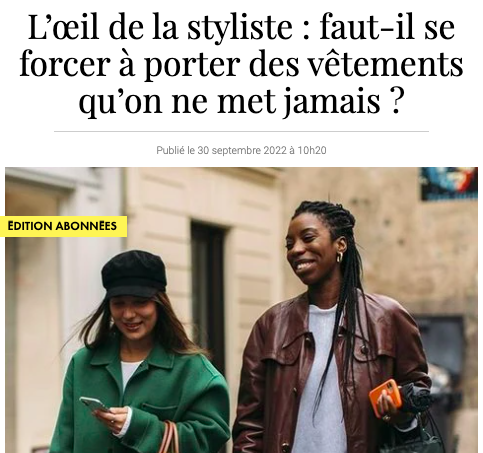 Se forcer à porter des vêtements