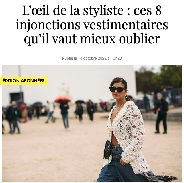 les injonctions à oublier