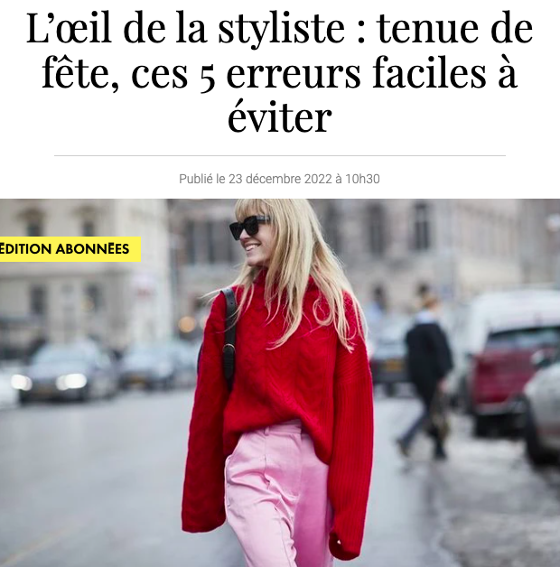 erreurs vestimentaires fêtes