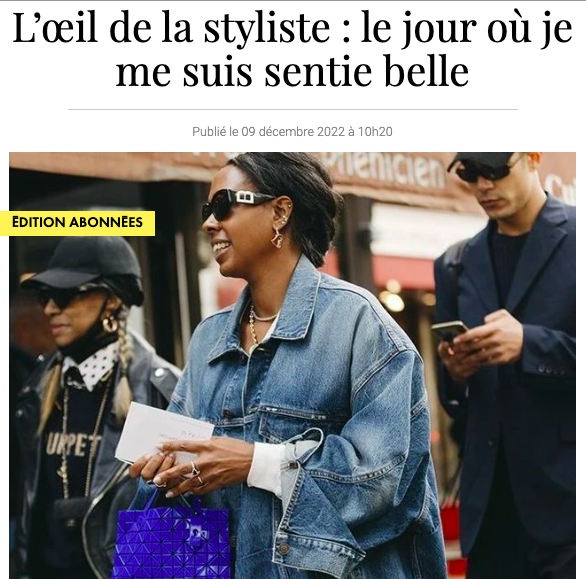 le jour où je me suis sentie belle