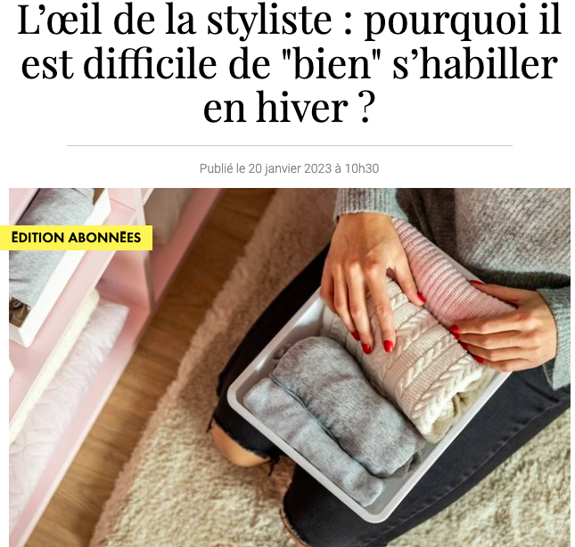 s'habiller en hiver