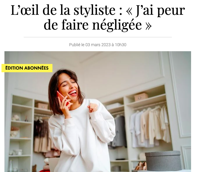 Peur de faire négligée