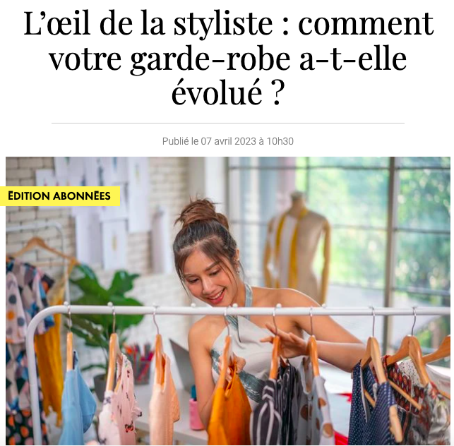 évolution garde-robe