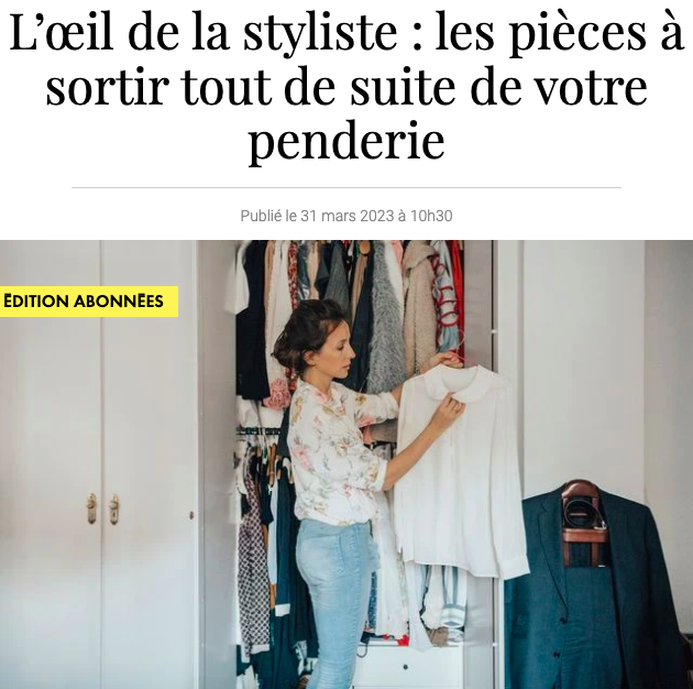 sortez ces pièces de votre penderie