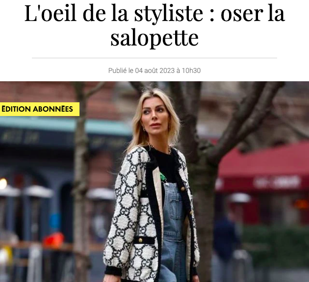 Oser la salopette