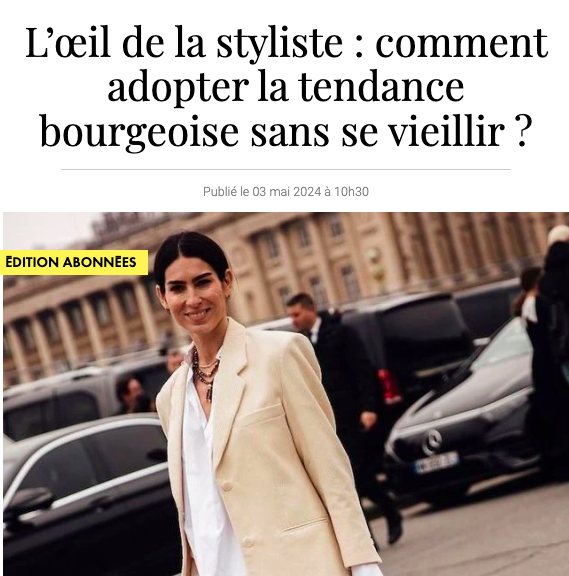 adopter la tendance bourgeoise