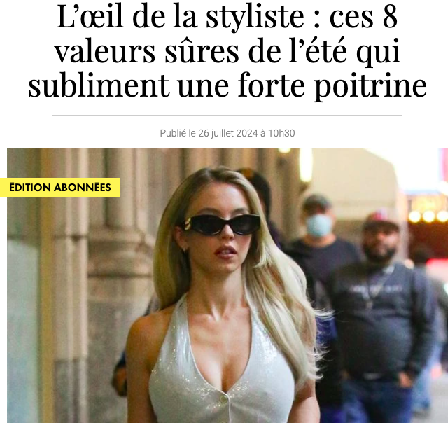 Habiller une forte poitrine