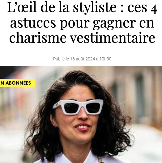 charisme vestimentaire