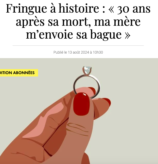 histoire de bague