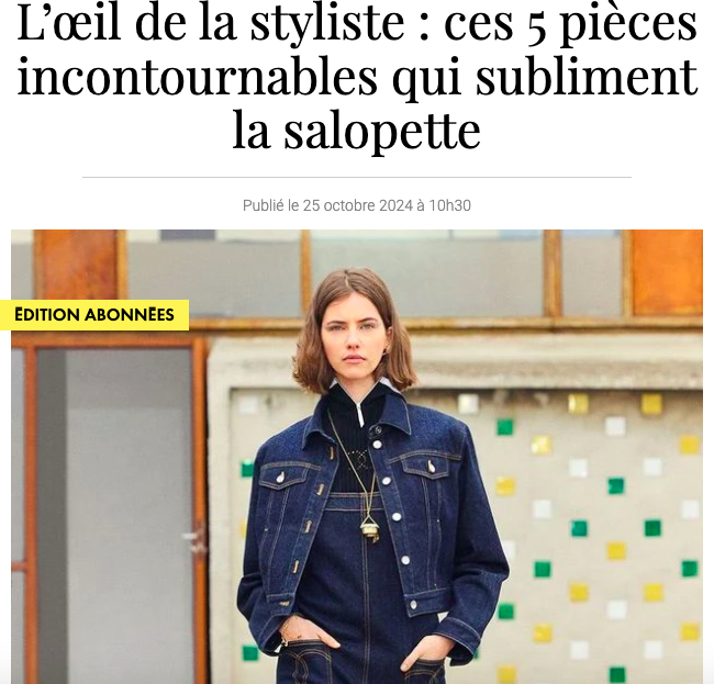 les incontournables pour porter la salopette