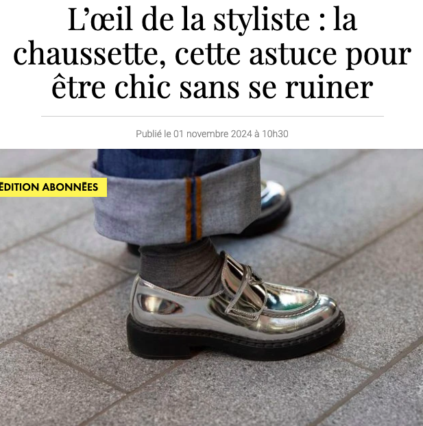 astuce style chaussettes