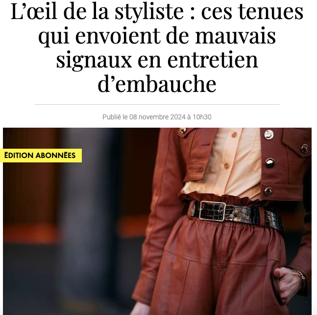 tenue entretien d'embauche