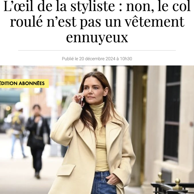 les atouts du col roulé
