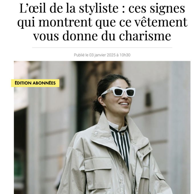 les vêtements qui donnent du charisme