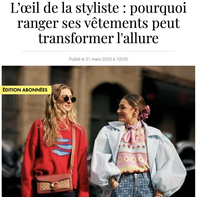 Ranger ses vetements