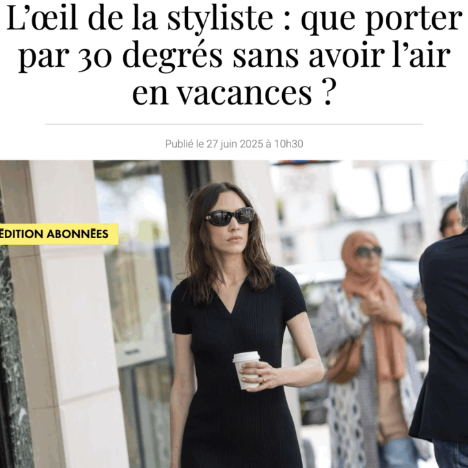 Que porter par 30 degrés