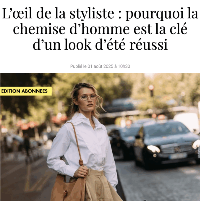 comment porter la chemise d'homme